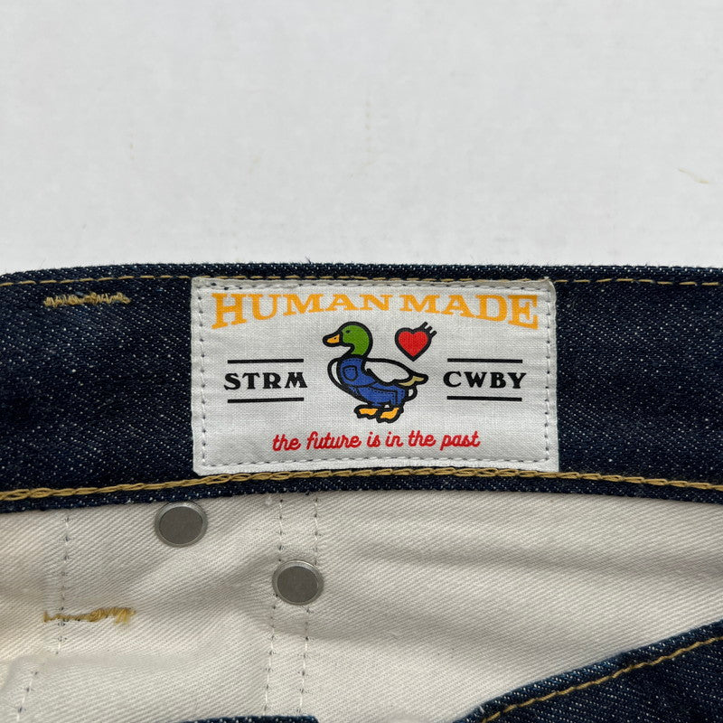 【中古品】【メンズ】 HUMAN MADE ヒューマン メイド STRAIGHT DENIM PANTS ストレートデニムパンツ PAST 153-260619-ny-12-fuzh サイズ:30 カラー:インディゴ 万代Net店