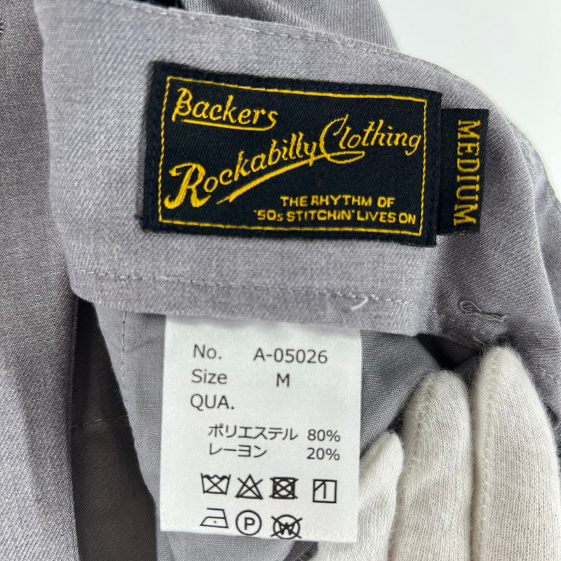【中古品】【メンズ】 ROCKABILLY CLOTHING ロカビリー・クロージング パンツ GRAY.ロカビリー SIZE:M 156-260619-ny-11-fuzh サイズ:M カラー:グレー 万代Net店
