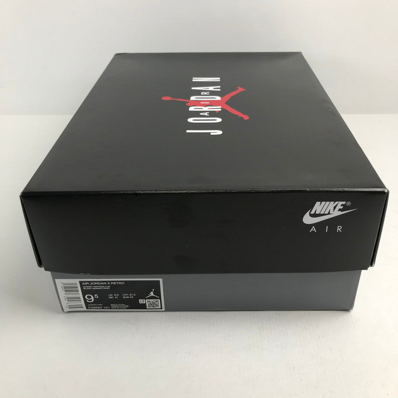 【中古品】【メンズ】 NIKE ナイキ FQ8992-101 AIR JORDAN 9 RETRO カラー WHITE.BLUE SIZE:27.5cm スニーカー 靴 160-260618-ky-20-fuzh 万代Net店
