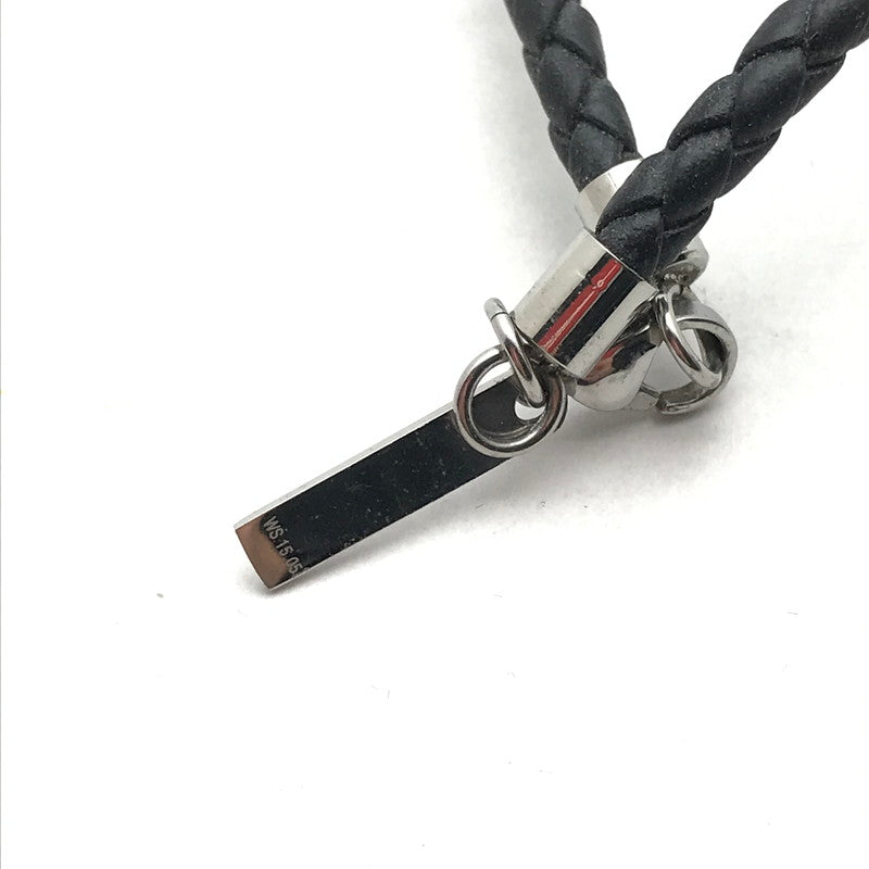 【中古品】【メンズ】 POLICE ポリス チョーカーネックレス カラー:シルバー.ブラック アクセサリー ※スレ・キズあり 193-260804-IO-02-fuzh 万代Net店