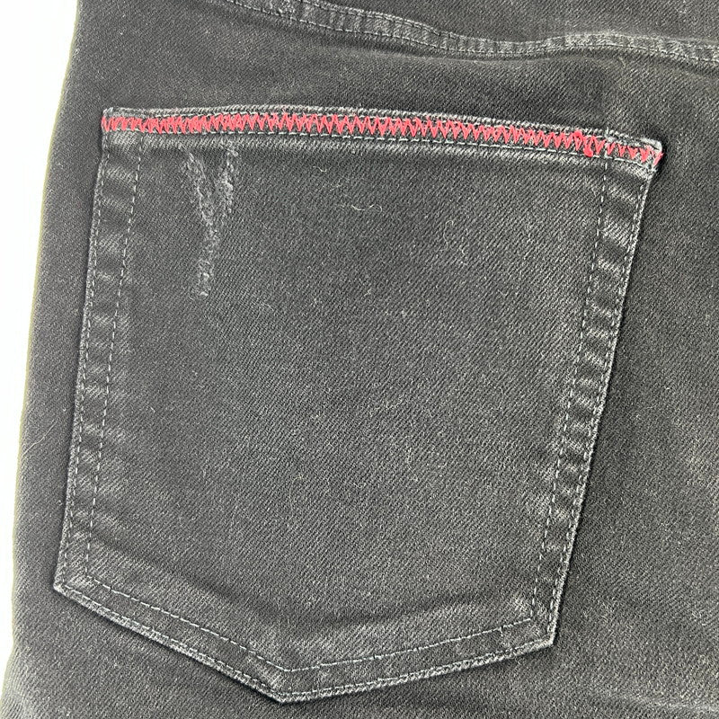 【中古品】【メンズ】 HYSTERIC GLAMOUR ヒステリックグラマー ショートパンツ デニム スタッズ 151-260702-ny-02-fuzh サイズ:34 カラー:ブラック 万代Net店