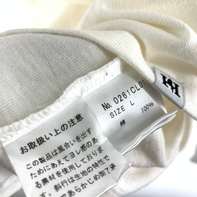 【中古品】【メンズ】 HYSTERIC GLAMOUR ヒステリックグラマー 長袖Tシャツ カラーWHITE SIZE:L 140-260630-ky-89-fuzh 万代Net店