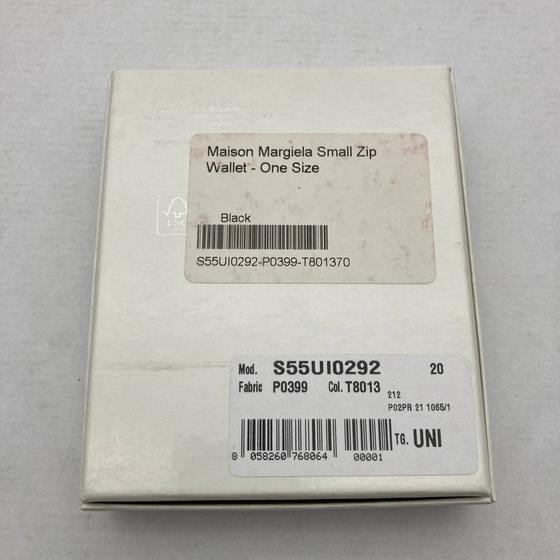 【中古品】【メンズ】 MAISON MARGIELA メゾン マルジェラ S55UI0292 ZIP AROUND BI-FOLD WALLET BLACK 箱付属 財布 200-260629-ky-14-fuzh 万代Net店