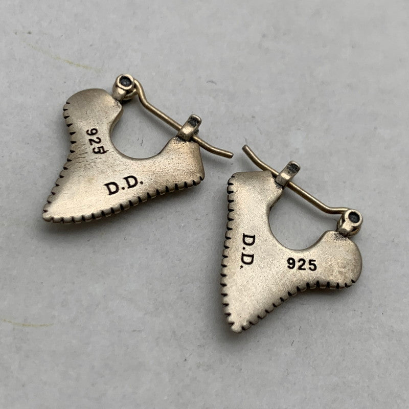 【中古品】【レディース】 USED SHARK TEETH シャーク ティース フープピアス SILVER925 アクセサリー ピアス スレあり 193-260715-io-08-fuzh 万代Net店