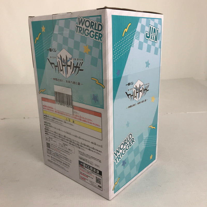 【中古美品】 未開封 一番くじ ワールドトリガー -仲間と紡ぐ、未来へ続く道- ラストワン賞 迅悠一フィギュア -あげせん食う?ver.- 051-260711-io-44-fuzh 万代Net店