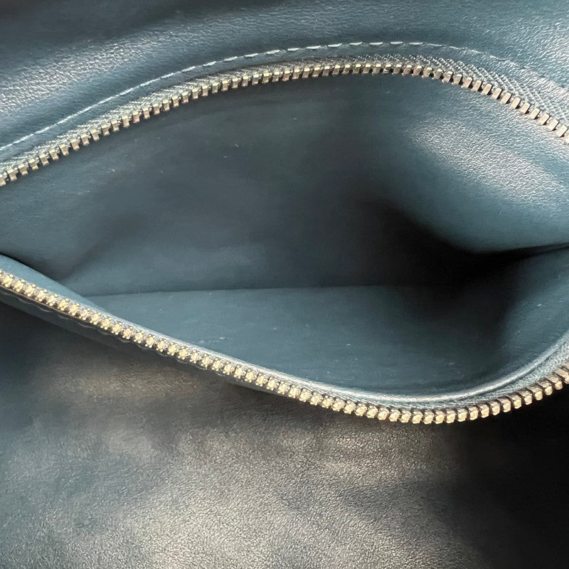 【中古品】【レディース】 BOTTEGA VENETA ボッテガ・ヴェネタ 709310 TOILETRY CASE ネイビー 保存袋付 カバン 保存袋に汚れあり 180-260705-io-07-fuzh 万代Net店