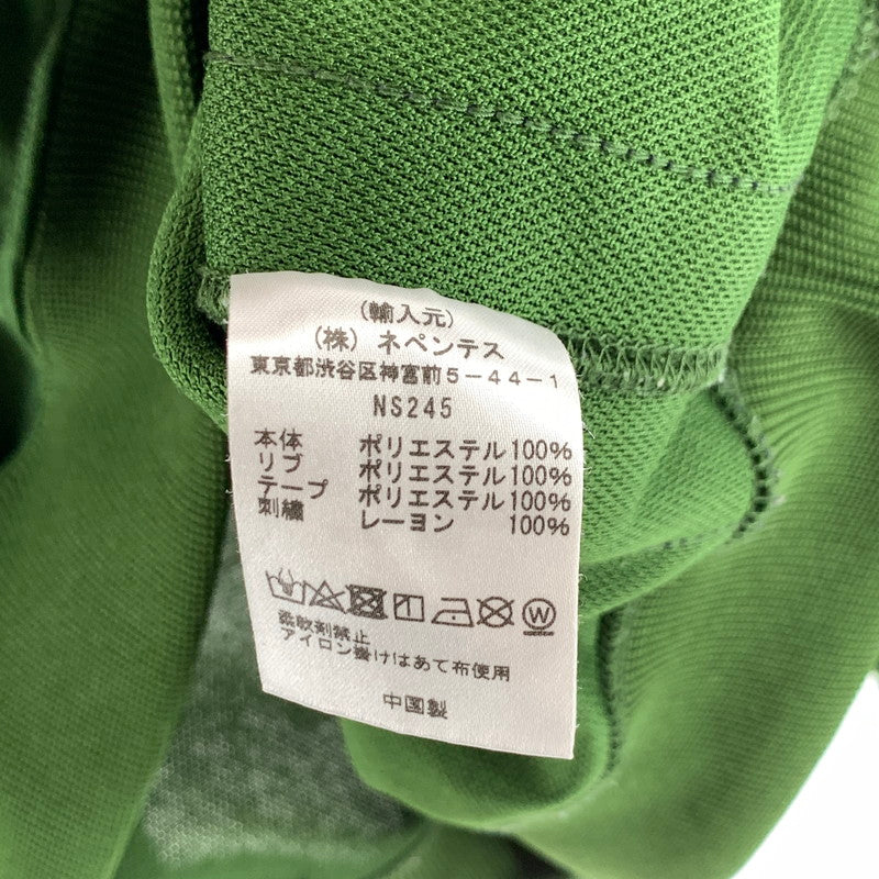 【中古品】【メンズ】 NEEDLES ニードルズ NS245 TRACK CREW NECK SHIRT トラック クルーネック シャツ GREEN SIZE:M ※穴・ほつれあり 140-260729-mh-24-fuzh サイズ:M カラー:グリーン 万代Net店