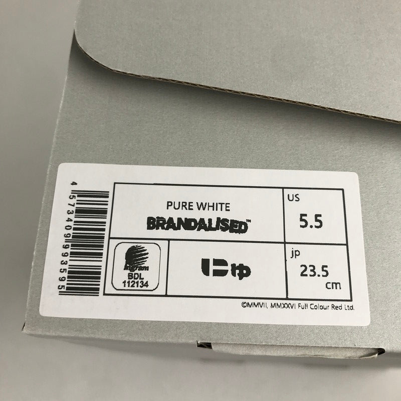 【中古美品】【レディース】 SANGACIO サンガッチョ BRANDALISED スニーカー ホワイト/SIZE:23.5cm/にゅーず.バンクシー/箱付属 スニーカー 靴 166-260913-io-04-fuzh 万代Net店