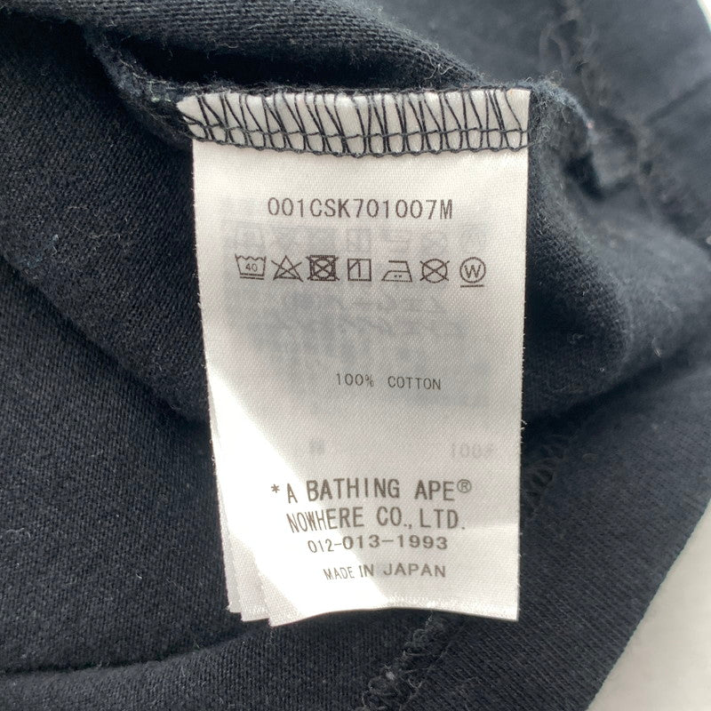 【中古品】【メンズ】 BAPE HEADS TOUR OZXTEMX09007N ベイプ ヘッズ 2000イベント 半袖Tシャツ カットソー ブランド 古着 142-260726-gm-03-fuzh サイズ:L カラー:ブラック 万代Net店