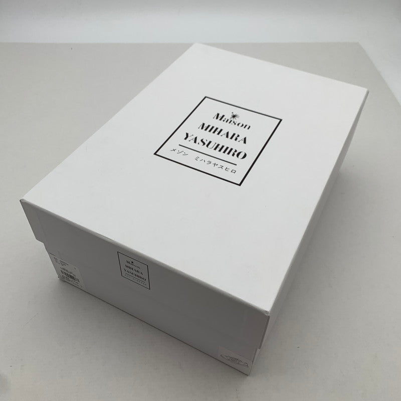 【中古美品】【メンズ】 MAISON MIHARA YASUHIRO メゾン ミハラ ヤスヒロ A05FW702 CANVAS LOW-TOP 箱付属 靴 166-260731-ny-12-fuzh サイズ:38 カラー:ブラック 万代Net店