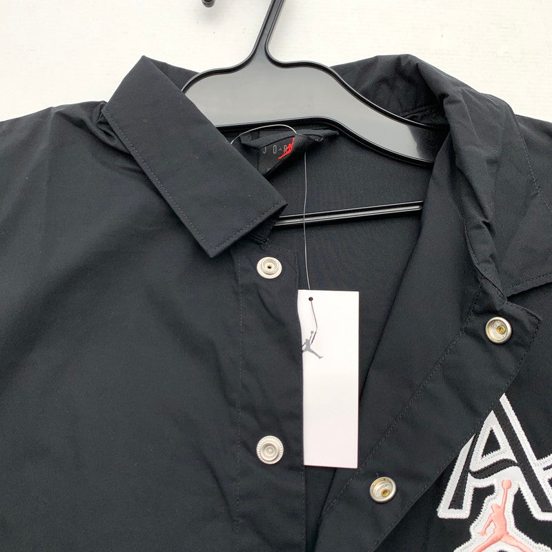 【中古美品】【メンズ】 NIKE ナイキ DM1417-010 JORDAN ジョーダン ロゴ スナップボタン 半袖シャツ トップス 古着 148-260724-mh-10-fuzh サイズ:Xl カラー:ブラック 万代Net店