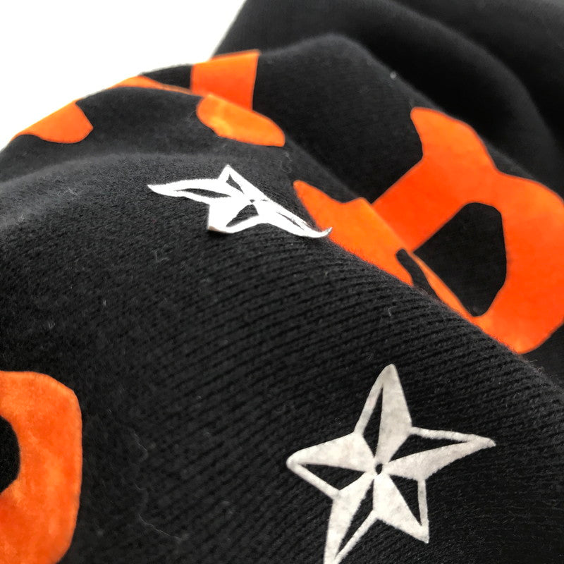 【中古品】【メンズ】 APPLEBUM アップルバム "3 STARS" CREW SWEAT クルーネック スウェット トレーナー BLACK SIZE:L ※一部プリントの端剥がれ 142-260717-io-28-fuzh 万代Net店