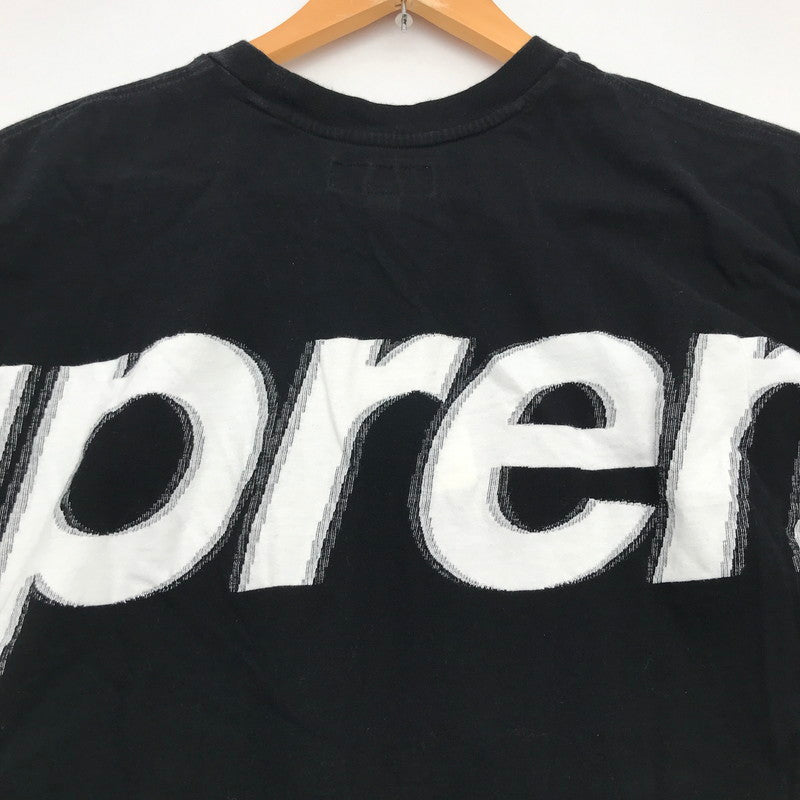【中古品】【メンズ】 SUPREME シュプリーム 25SS INTARSIA TEE Tシャツ BLACK SIZE:L ※使用感あり 149-260717-io-26-fuzh 万代Net店
