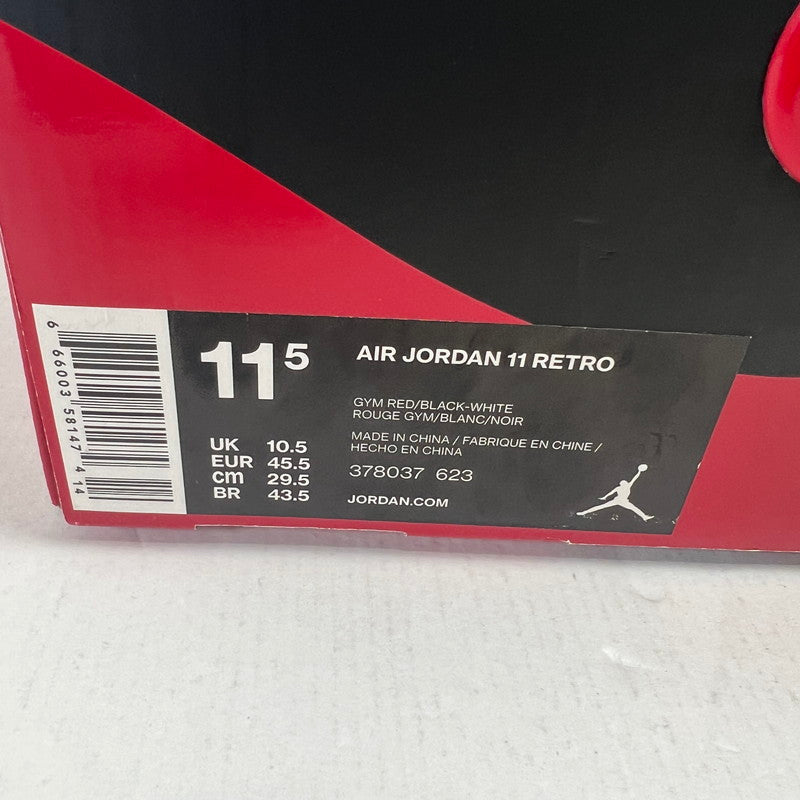 【中古品】【メンズ】 NIKE ナイキ 378037-623 AIR JORDAN 11 RETRO "WIN LIKE 96" RED SIZE:29.5cm 黒タグ.箱付属 ※変色有・外箱傷みあり スニーカー 靴 160-260719-io-11-fuzh 万代Net店