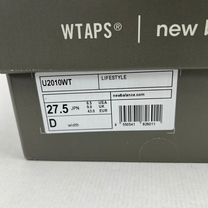 【中古美品】【メンズ】 WTAPS×NEW BALANCE ニューバランス U2010WT ABZORB 2010 "OLIVE DRAB" GRAY SIZE:27.5cm シューレース・箱有 スニーカー 靴 162-260719-io-12-fuzh 万代Net店