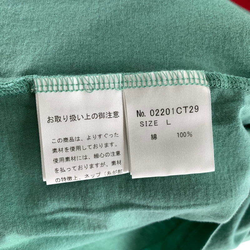 【中古美品】【メンズ】 HYSTERIC GLAMOUR ヒステリック グラマー トップス 半袖 Tシャツ 無敵戦隊 タグ付 古着 140-260729-mh-22-fuzh サイズ:L カラー:ミントグリーン 万代Net店