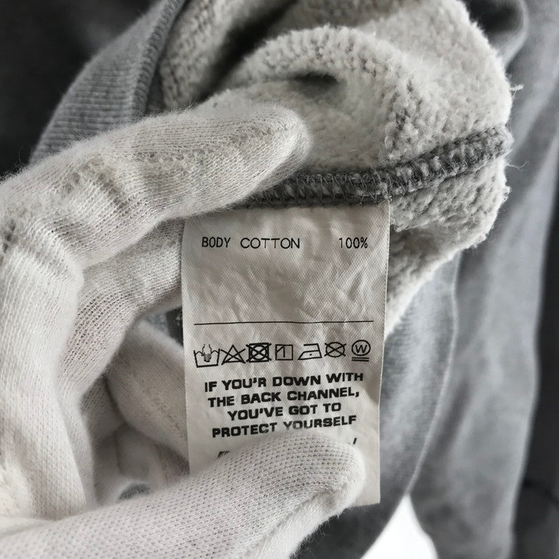 【中古品】【メンズ】 BACK CHANNEL バックチャネル パーカー カラーGRAY SIZE:L ワンポイント 142-260721-ky-06-fuzh 万代Net店