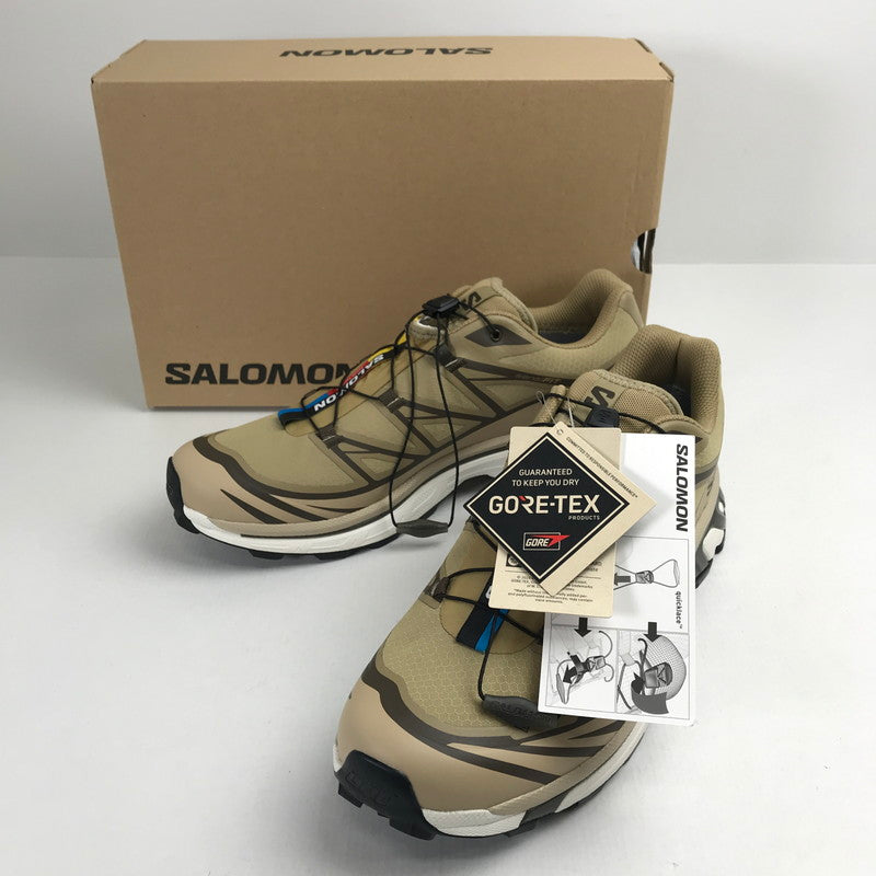【中古美品】【メンズ】 SALOMON サロモン 479750 XT-6 GORE-TEX KELP ゴアテックス スニーカー シューズ 靴 162-260724-mh-06-fuzh サイズ:29cm カラー:ベージュ 万代Net店