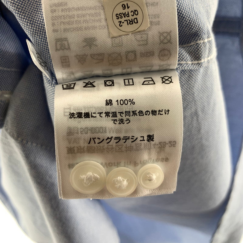 【中古美品】【メンズ】 CARHARTT カーハート I031454 WIP BRAXTON SS SHIRT ブラクストン シャツ タグ付 145-260723-ny-01-fuzh サイズ:XL カラー:ライトブルー 万代Net店