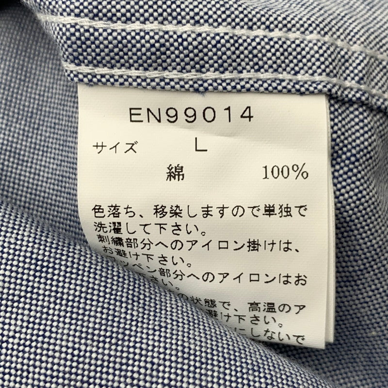 【中古品】【メンズ】 VAN JAC ヴァン 長袖シャツ オックスフォード ハーフボタン トップス ブランド 古着 142-260726-gm-21-fuzh サイズ:L カラー:ブルー 万代Net店