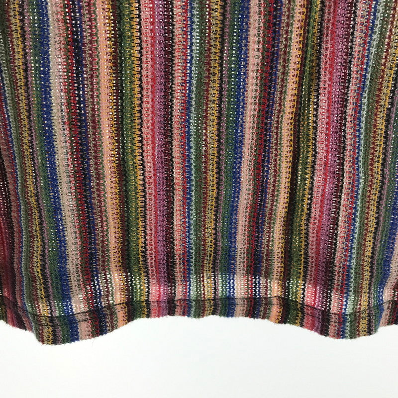 【中古品】【メンズ】 SUPREME シュプリーム OPEN KNIT FOOTBALL TOPS シュプリーム オープン ニット フットボール トップス カラー MLUTI SIZE:L 149-260727-ky-12-fuzh 万代Net店