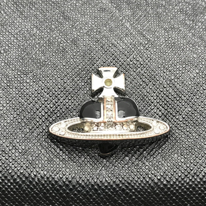 【中古品】【メンズ】 VIVIENNE WESTWOOD ヴィヴィアン・ウエストウッド 3つ折り財布 カラーBLACK ※一部ストーン欠品 財布 200-260727-ky-03-fuzh 万代Net店