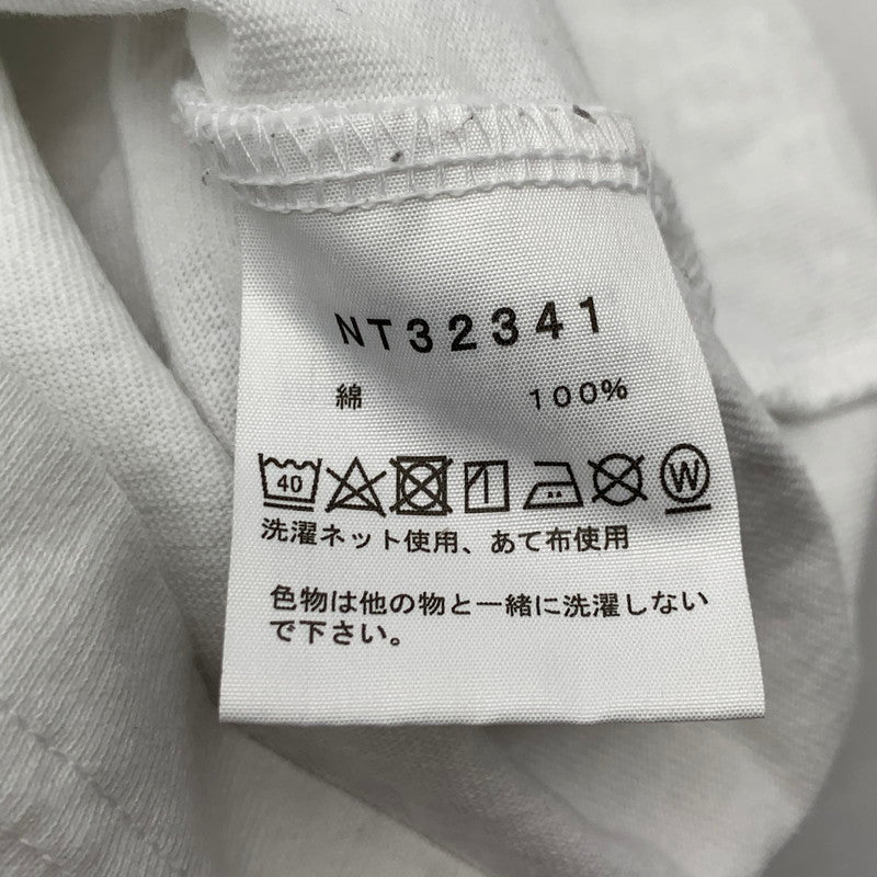 【中古品】【メンズ】 THE NORTH FACE L S FLOWER LOGO ザ・ノースフェイス 長袖Tシャツ フラワーロゴ ブランド 古着 144-260808-gm-19-fuzh サイズ:XL カラー:ホワイト 万代Net店