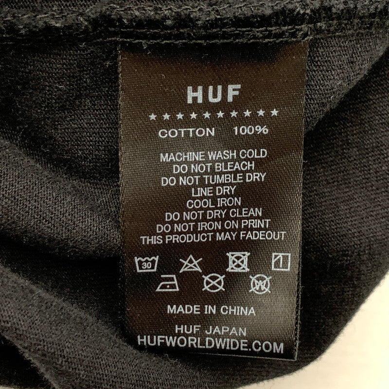 【中古品】【メンズ】 HUF CHROME DREAMS TEE BLACK HUF WORLDWIDE ハフ 半袖Tシャツ カットソー ブランド 古着 142-260808-gm-30-fuzh サイズ:L カラー:ブラック 万代Net店