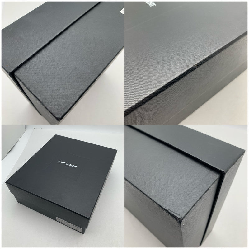 【中古品】【メンズ】 SAINT LAURENT サンローラン WYATT 40 ZIP BOOTS クロコ型押し ワイアット ジップ ブーツ 靴 183-260805-mh-10-fuzh サイズ:40 カラー:ブラック クロコ型押し 万代Net店