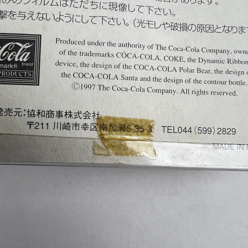 【現状渡し品】 Coca Cola コカ・コーラ ミニカメラ トイカメラ 101-260809-ky-04-fuz 万代Net店