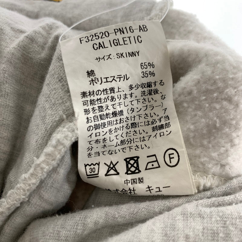 【中古品】【メンズ】 FAT エフ・エー・ティー F32520-PN16 CALIGLETIC スェットパンツ 杢GRAY SIZE:SKINNY 153-260806-ky-13-fuzh 万代Net店