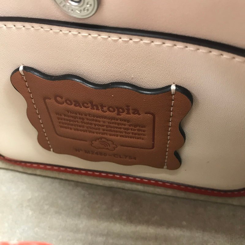 【中古美品】【レディース】 COACHTOPIA コーチトピア M2480-CL754 ハンドバッグ カラーCREAM 赤さくらんぼ総柄 タグ付 カバン 180-260808-ky-51-fuzh 万代Net店