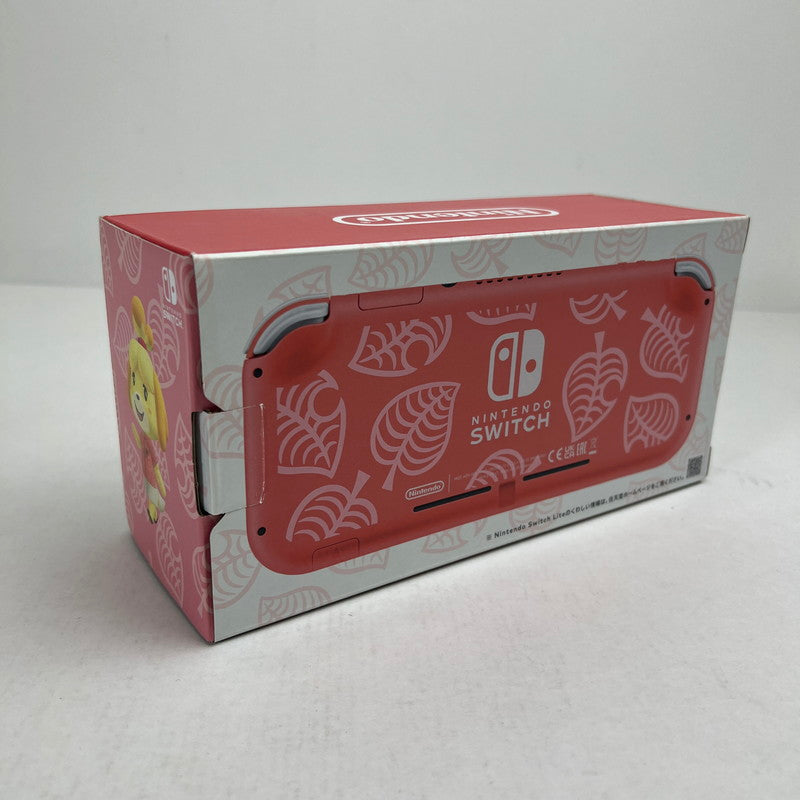 【中古品】 Switch Lite 本体 あつまれ どうぶつの森セット ~しずえアロハ柄~ セーフティーガイド欠品 034-260809-ky-02-fuz 万代Net店