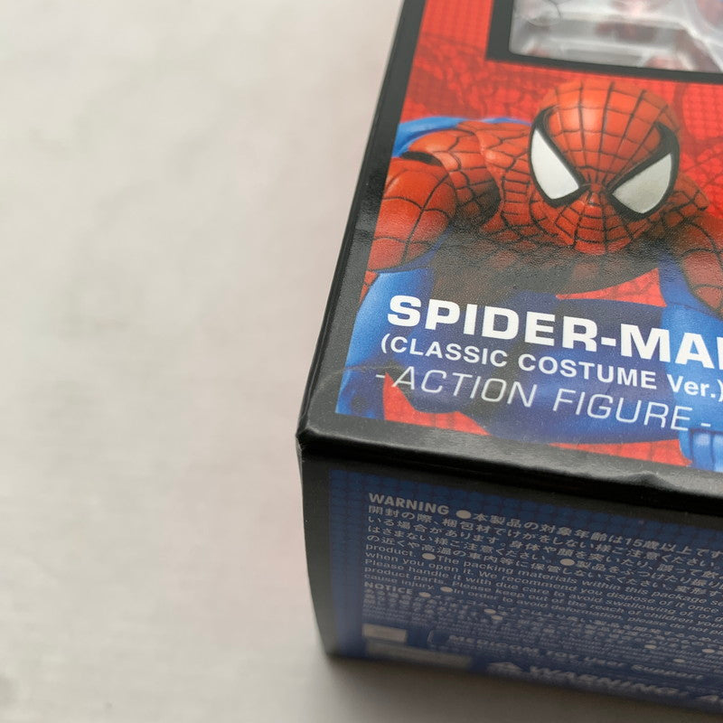 【中古品】 未開封 メディコム・トイ MAFEX スパイダーマン (CLASSIC COSTUME Ver.) フィギュア アメコミ ※箱に傷みあり 055-260909-io-52-fuzh 万代Net店