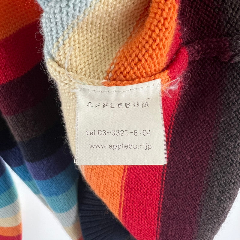 【中古品】【メンズ】 APPLEBUM アップルバム ニット RAINBOW 142-260929-ny-01-fuzh サイズ:M カラー:レインボー 万代Net店