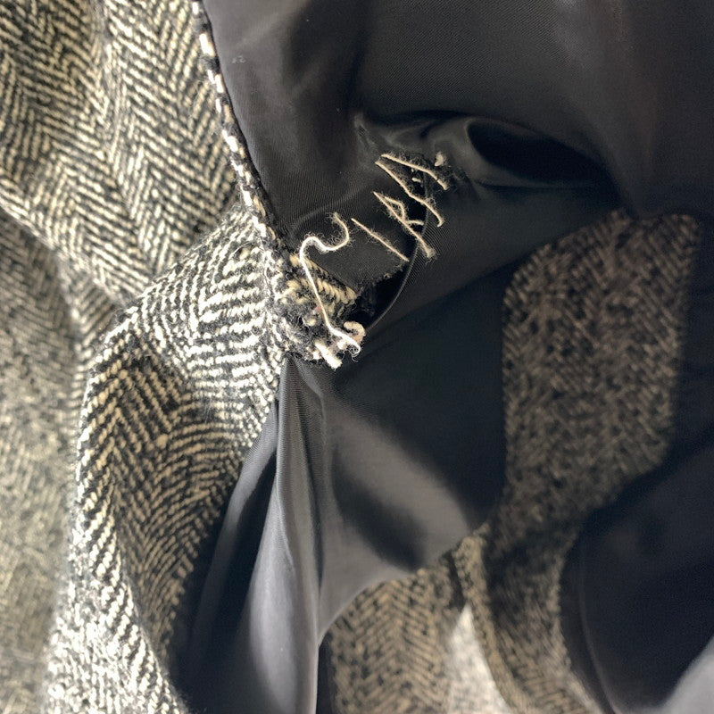 【中古品】【メンズ】 KATHARINE HAMNETT キャサリン・ハムネット チェスターコート ヘリンボーン柄/SIZE:AL ※シミ・汚れ・ほつれ有 141-260920-io-20-fuzh 万代Net店