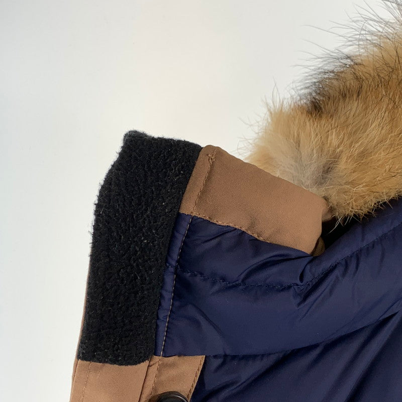 【中古品】【メンズ】 CAPE HEIGHTZ BAITMAN DOWN JACKET ダウンジャケット アウター ブランド 古着 144-260815-gm-52-fuzh サイズ:SKINNY カラー:ベージュ 万代Net店