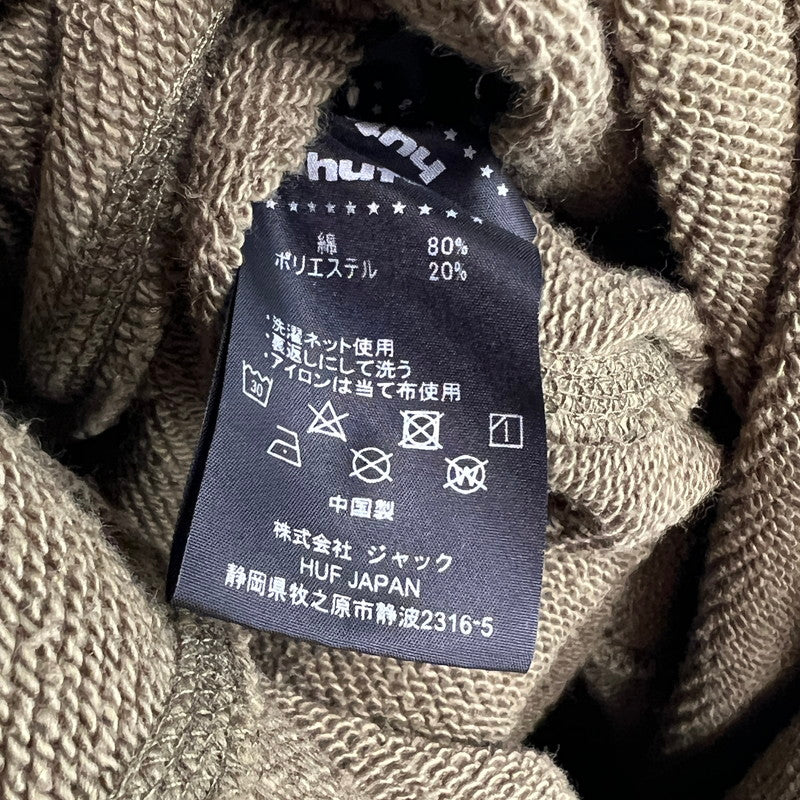 【中古品】【メンズ】 HUF ハフ BERMUDA FLEECE SHORT ハーフ ワイドパンツ スウェット カモ柄 153-260818-ny-06-fuzh サイズ:XL カラー:グリーン 万代Net店