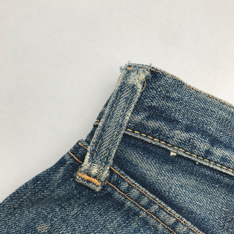 【中古品】【メンズ】 LEVI`S 50`S 501XX リーバイス オフセットセンターループ フロントVステッチ ボタン裏ドット刻印 セルビッジ裏シングル INDIGO SIZE:平置き46cm デニムパンツ 156-260820-io-04-fuzh 万代Net店