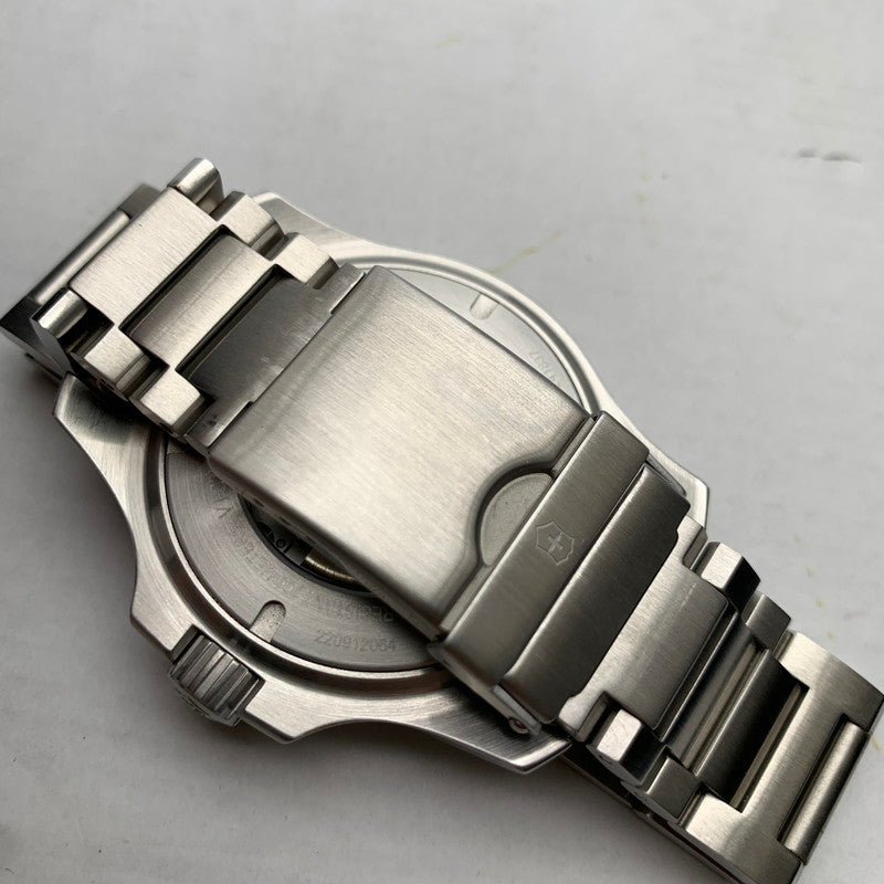 【中古品】【メンズ】 VICTORINOX ビクトリノックス 241837 I.N.O.X. MECHANICAL アナログ 腕時計 時計 SILVER 自動巻き 説明書・保護バンパー・コマ・ケース付属 197-260823-io-08-fuzh 万代Net店