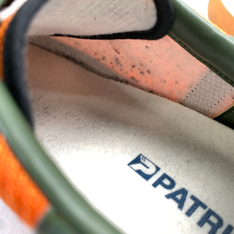 【中古品】【メンズ】 PATRICK パトリック 0065-J スニーカー ORANGE.GREEN SIZE:41 ※汚れ・毛玉・毛の付着有・左右の生地感に違いあり スニーカー 靴 163-260822-io-11-fuzh 万代Net店