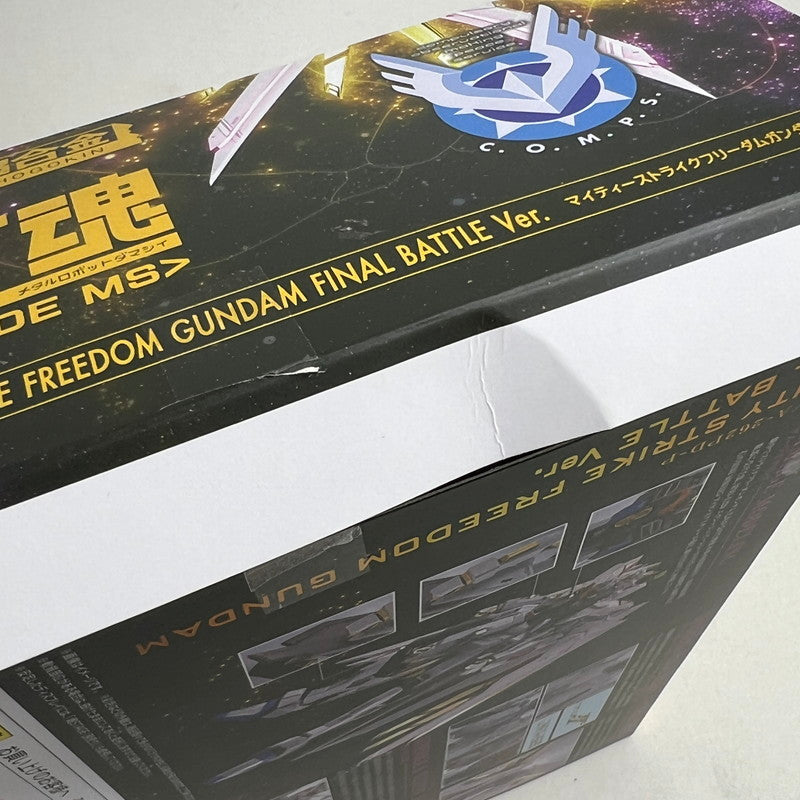 【中古品】 開封品 METAL ROBOT魂 マイティーストライクフリーダムガンダム 最終決戦ver. 台座キズあり フィギュア 056-260831-ky-45-fuzh 万代Net店