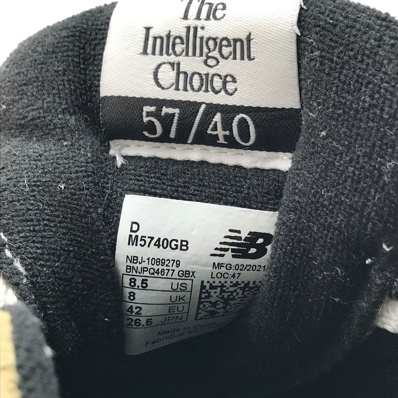 【中古品】【メンズ】 NEW BALANCE M5740GB 57/40 “Varsity Green Team Gold” スニーカー 靴 ※汚れ有 163-261013-vt-86-fuzh サイズ:26.5cm カラー:マルチカラー 万代Net店