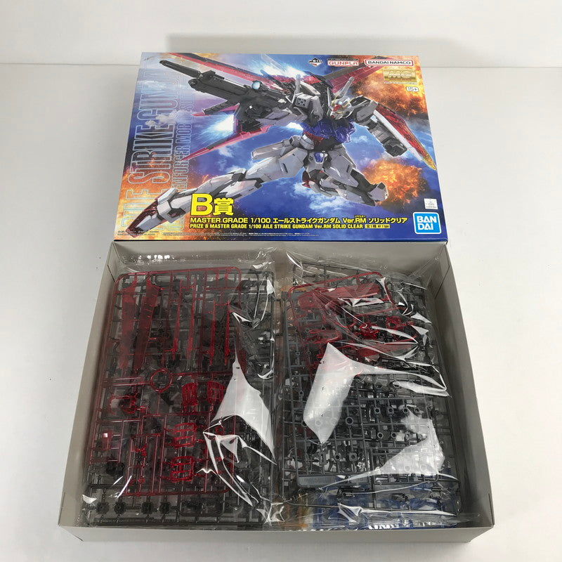 【中古美品】 一番くじ B賞 1 100 MG エールストライクガンダム Ver.RM ソリッドクリア ガンプラ 058-260831-ky-10-fuzh 万代Net店