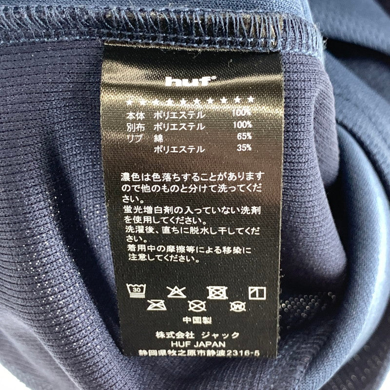 【中古品】【メンズ】 HUF ハフ CONDITIONS BC TECH TEE 半袖Tシャツ メッシュ ブランド 古着 142-260921-gm-03-fuzh サイズ:M カラー:ネイビー 万代Net店