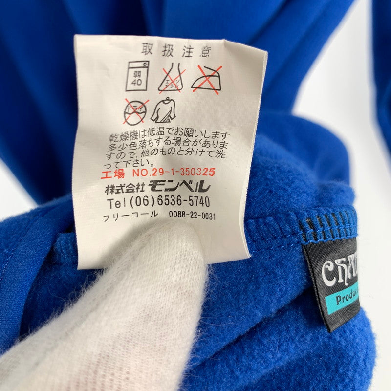【中古品】【メンズ/レディース】 MONT-BELL モンベル 1104262 FLEECE PULL OVER ハーフジップフリースプルオーバー 144-260831-ny-04-fuzh サイズ:L カラー:ブルー 万代Net店