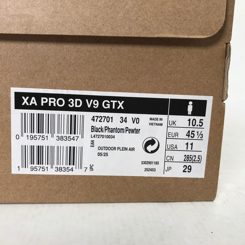 【中古品】【メンズ】 SALOMON サロモン 252453 XA PRO 3D V9 GORE-TEX ゴアテックス スニーカー シューズ 靴 162-260903-mh-14-fuzh サイズ:29cm カラー:ブラック 万代Net店