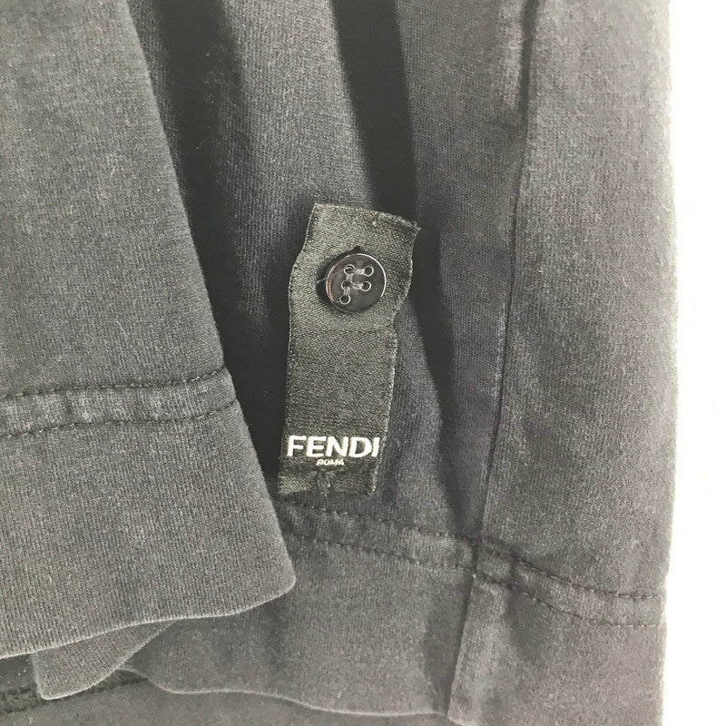 【中古品】【メンズ】 FENDI フェンディ×NOEL FIELDING コラボ S.S TEE BLACK Sサイズ ※使用感あり 141-260903-io-11-fuzh カラー:ブラック 万代Net店