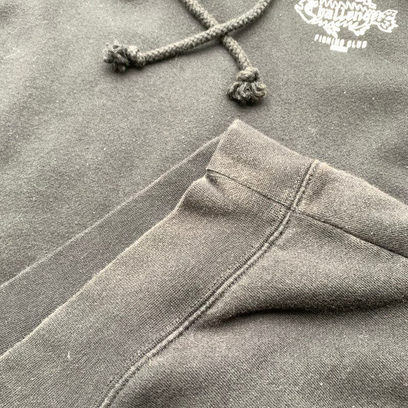 【中古品】【メンズ】 CHALLENGER チャレンジャー IND4000C PULLOVER PARKA FISHING CLUB パーカー 長袖 トップス 古着 142-260906-mh-04-fuzh サイズ:XL カラー:ブラック 万代Net店