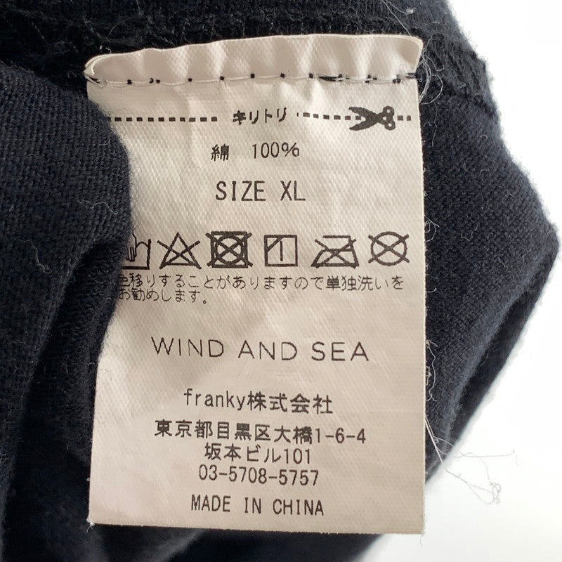 【中古品】【メンズ】 WIND AND SEA THUNDER BUNNY S.S TEE ウィンダンシー 半袖Tシャツ カットソー 142-260921-gm-10-fuzh サイズ:XL カラー:ブラック 万代Net店